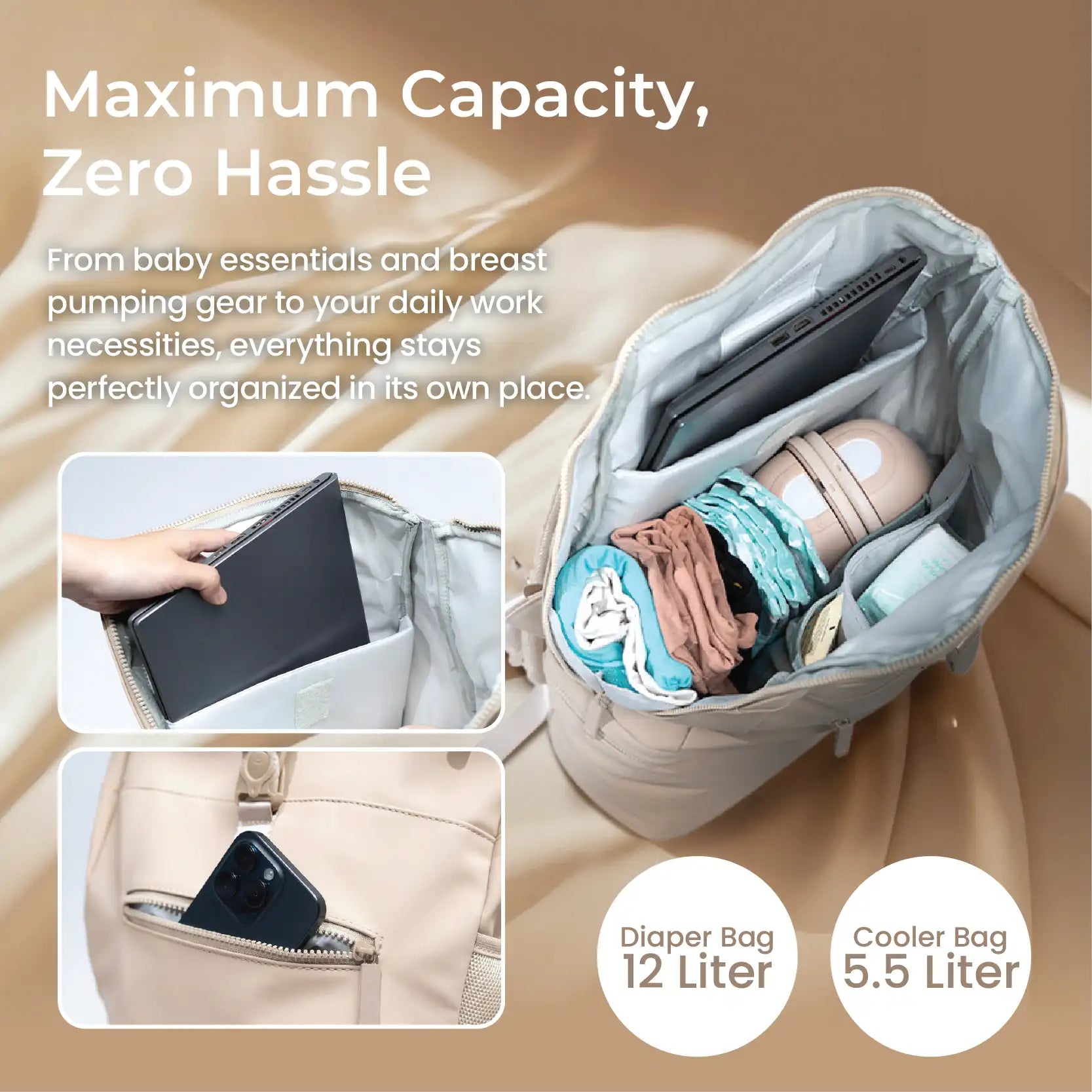 On-the-Go Diaper & Cooler Bag