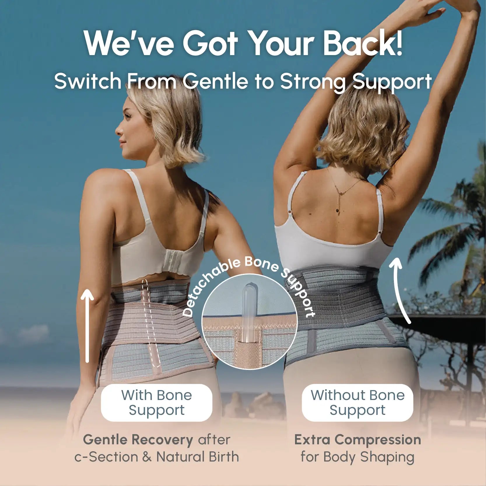 CoolWeave Bamboo Postpartum Corset