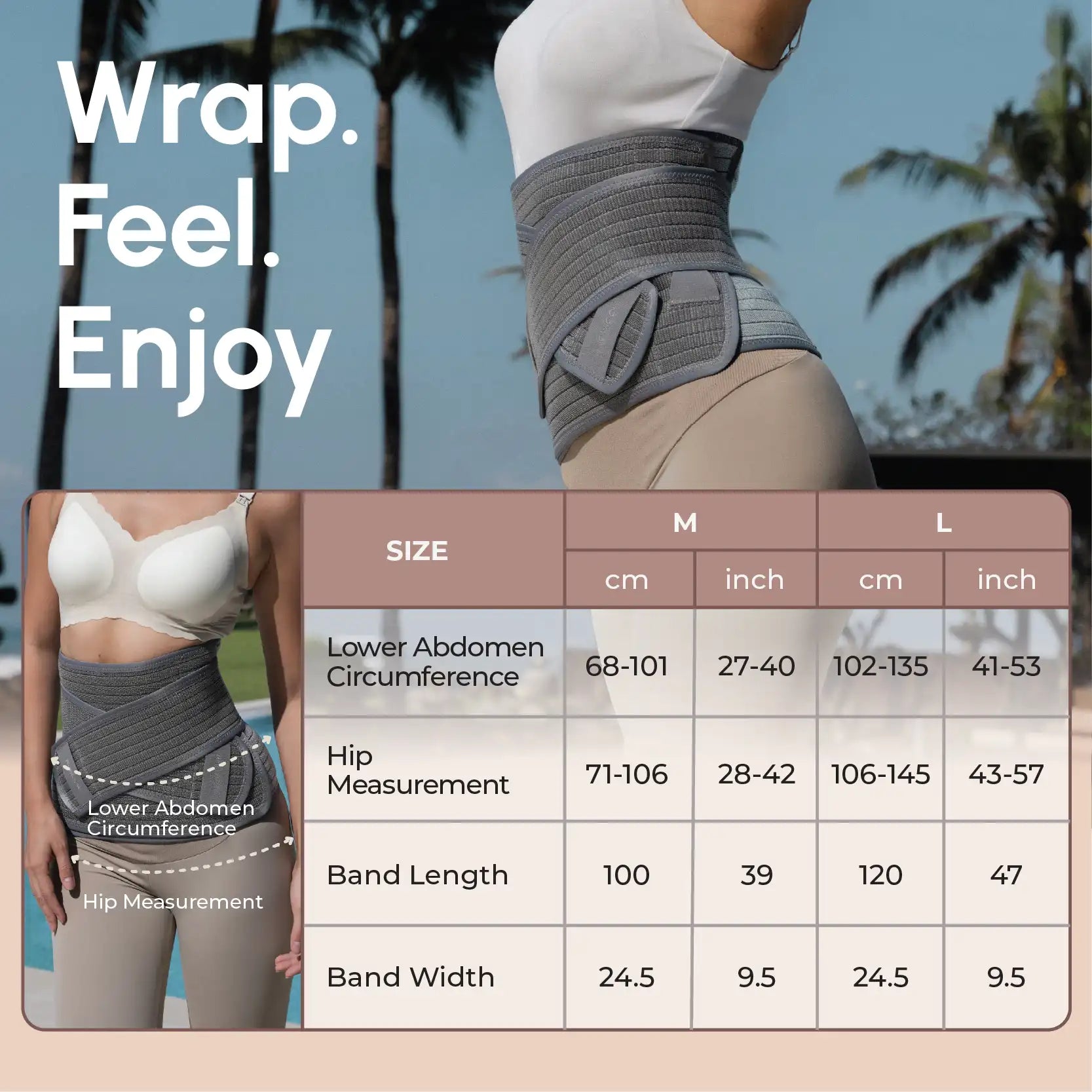 CoolWeave Bamboo Postpartum Corset