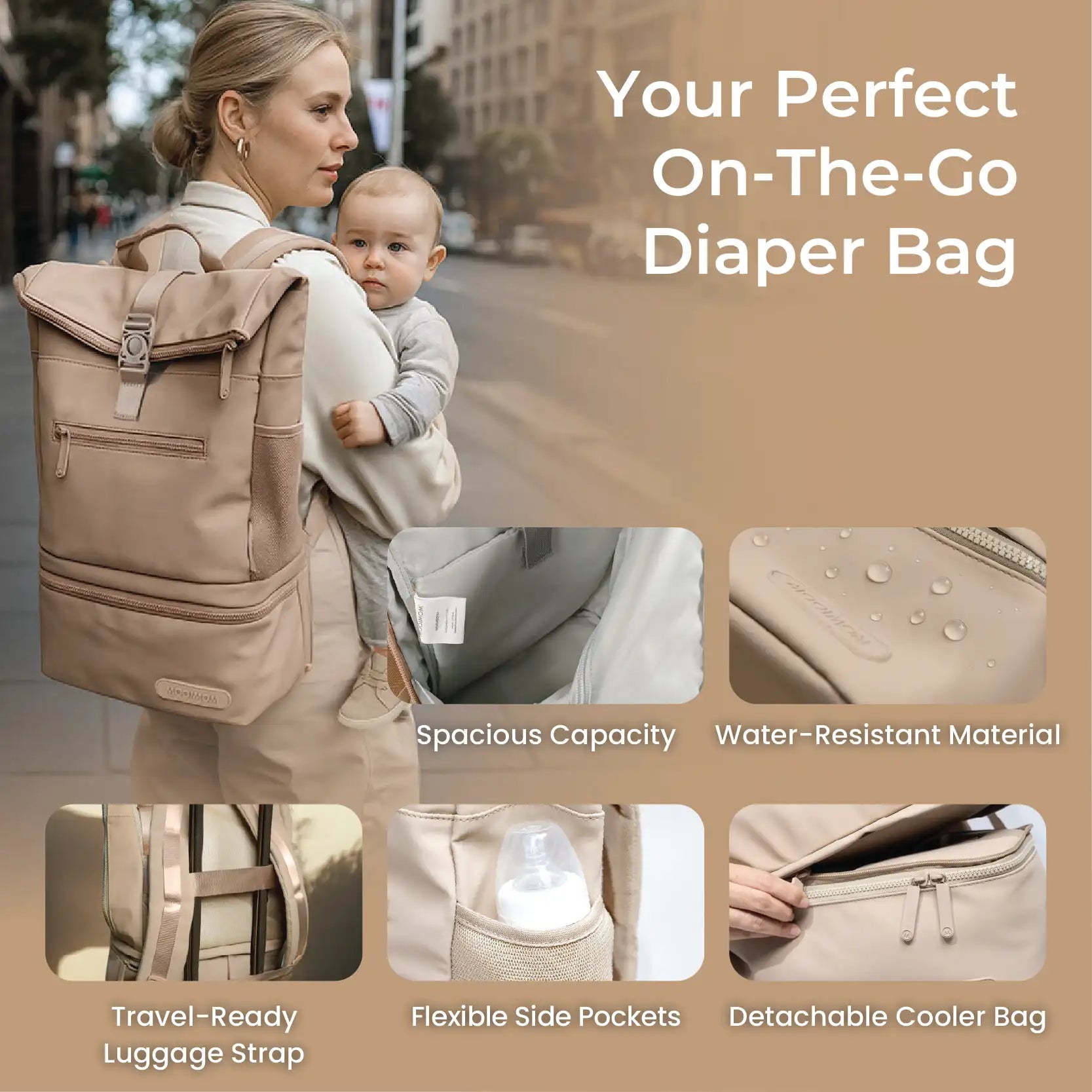 On-the-Go Diaper & Cooler Bag
