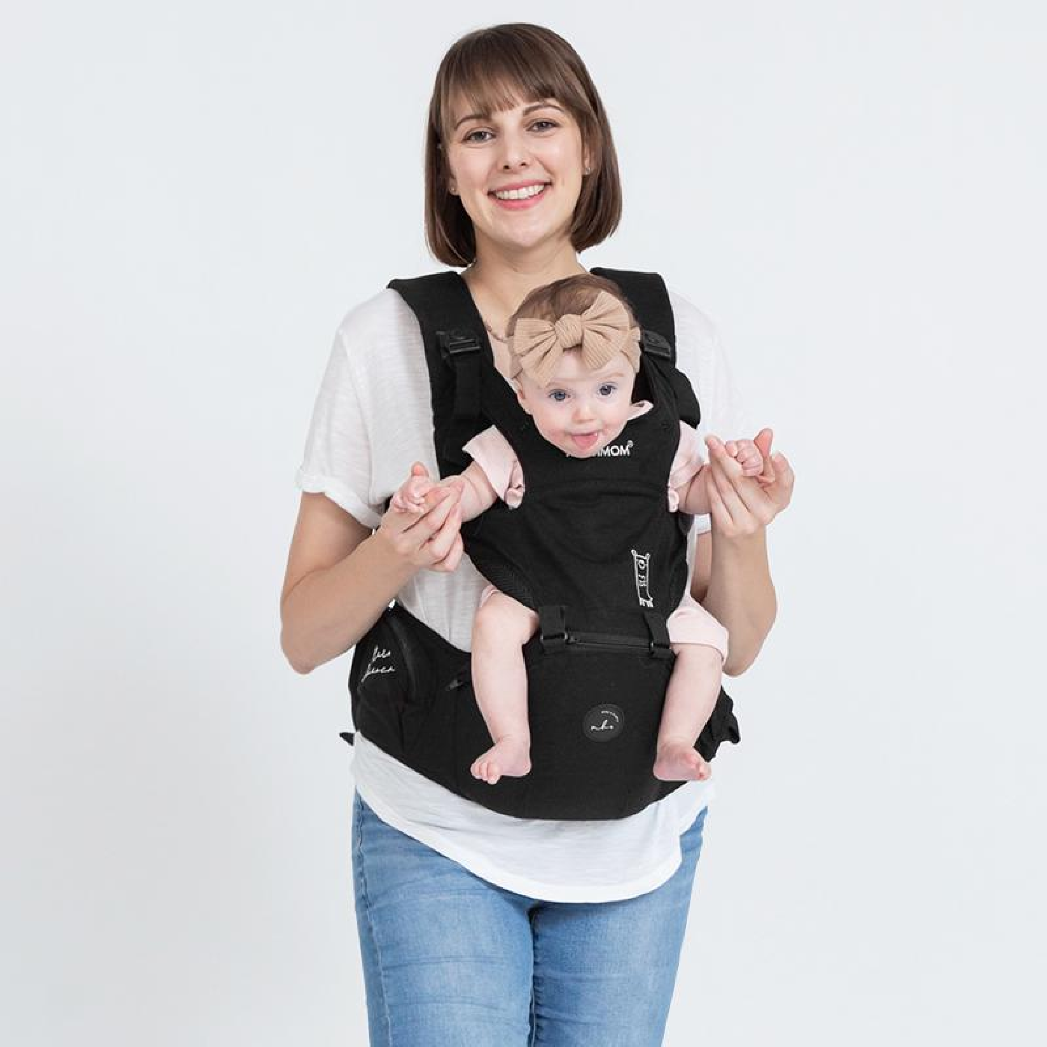 Nero Bianco Hipseat Carrier